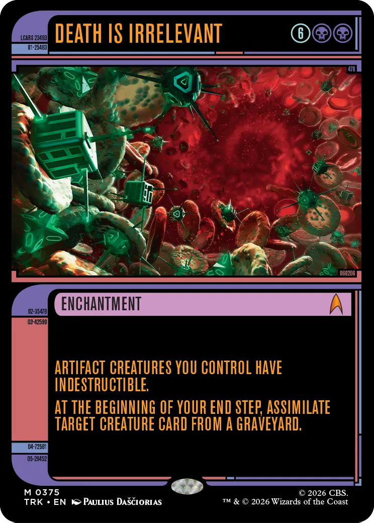 Death Is Irrelevant (0375) (Showcase) (TRK) - Foil