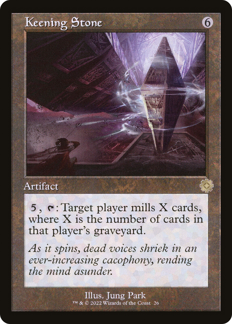 Keening Stone (026) (Retro Frame) - Foil