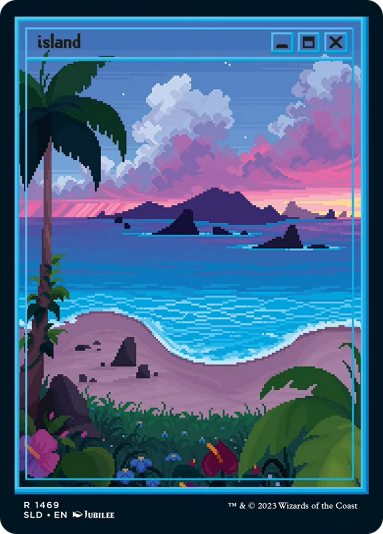 Island (1469) (Showcase) - Foil