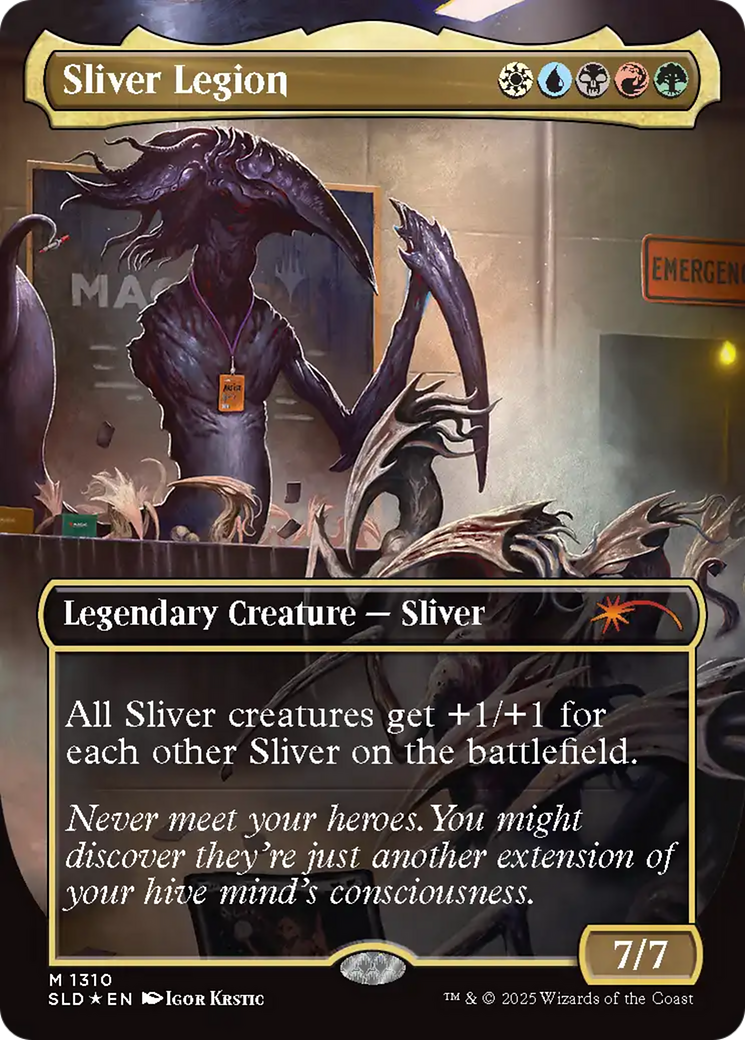 Sliver Legion (1310) (Borderless) - Foil