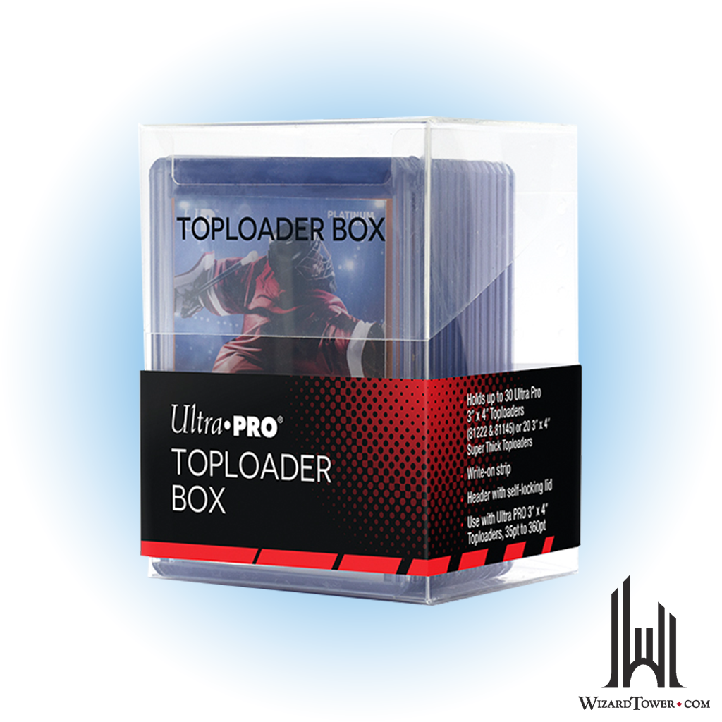Deck Box - Toploader Box - Clear 30+