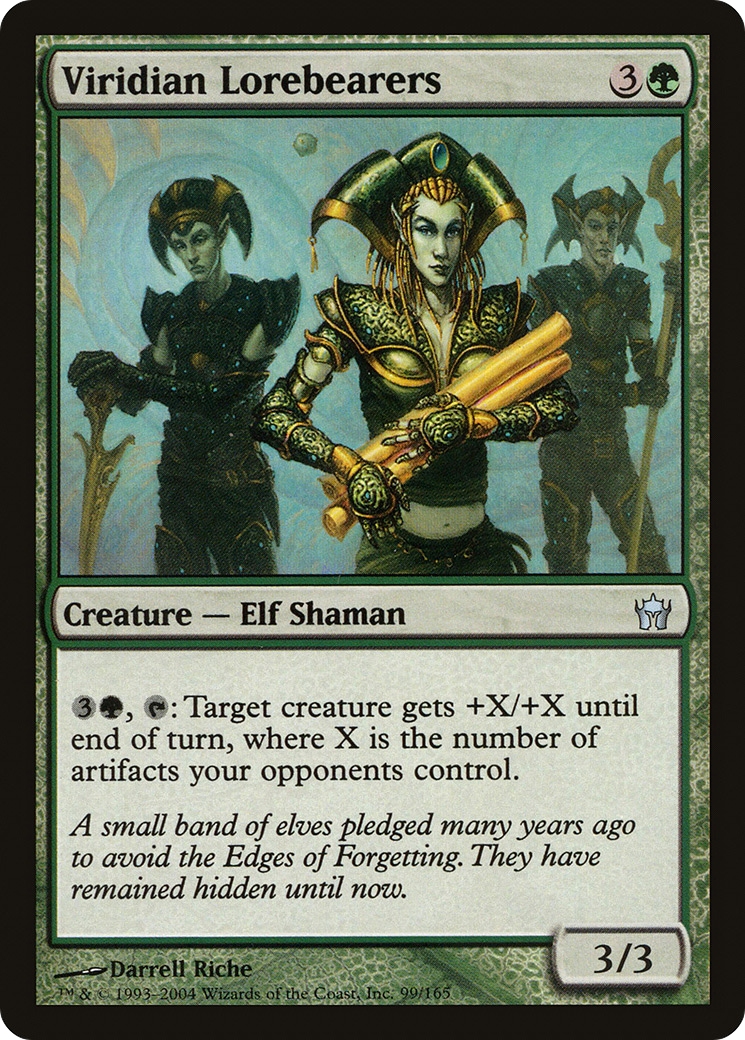 Viridian Lorebearers - Foil