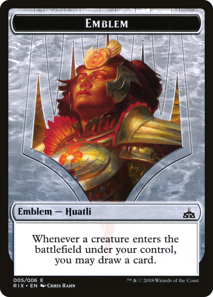 Huatli, Radiant Champion Emblem (005)