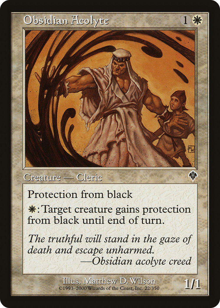 Obsidian Acolyte - Foil