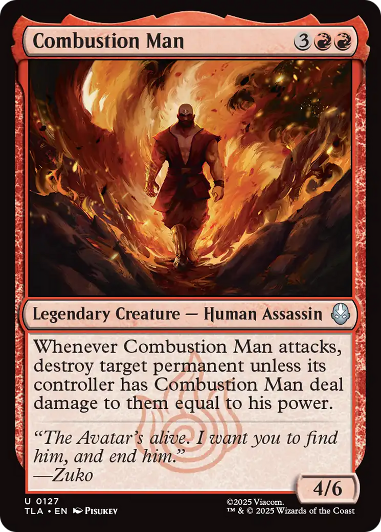 Combustion Man - Foil tla