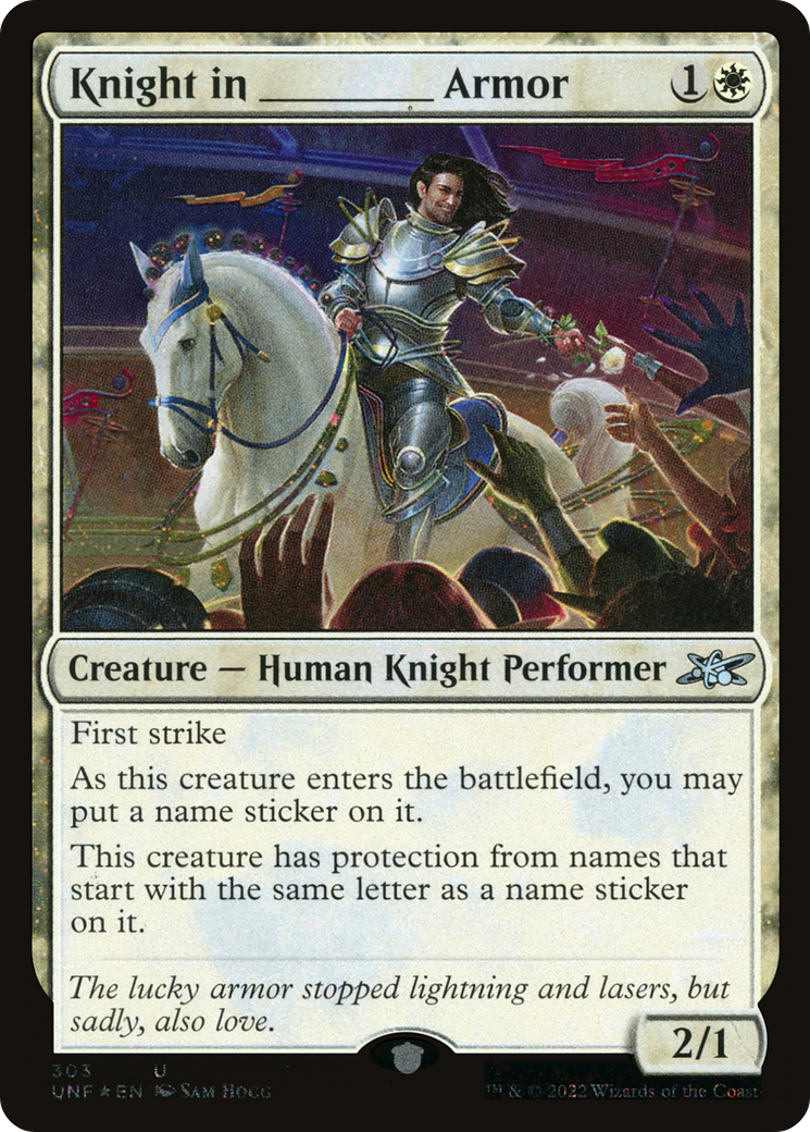 Knight in _____ Armor (303) - Galaxy Foil