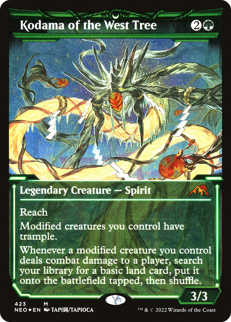 Kodama of the West Tree (423) (Showcase) - Foil Etched