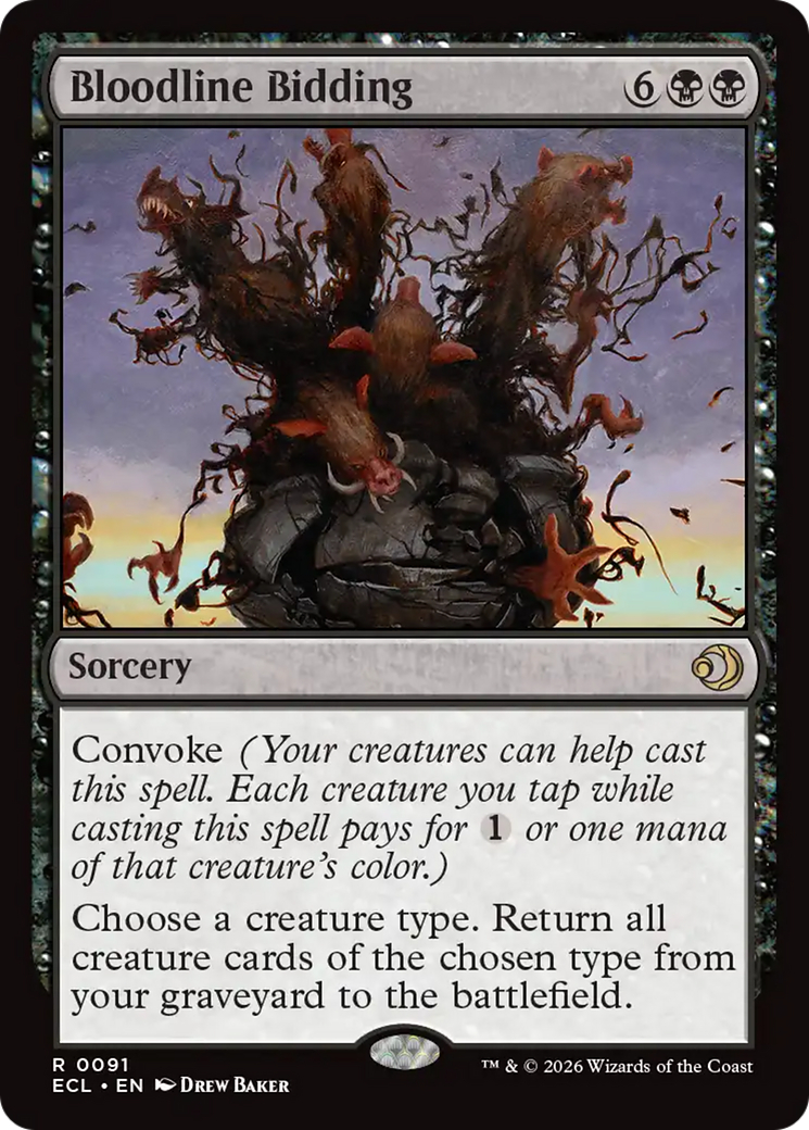 Bloodline Bidding (0091) (Showcase) (ECL) - Fracture Foil