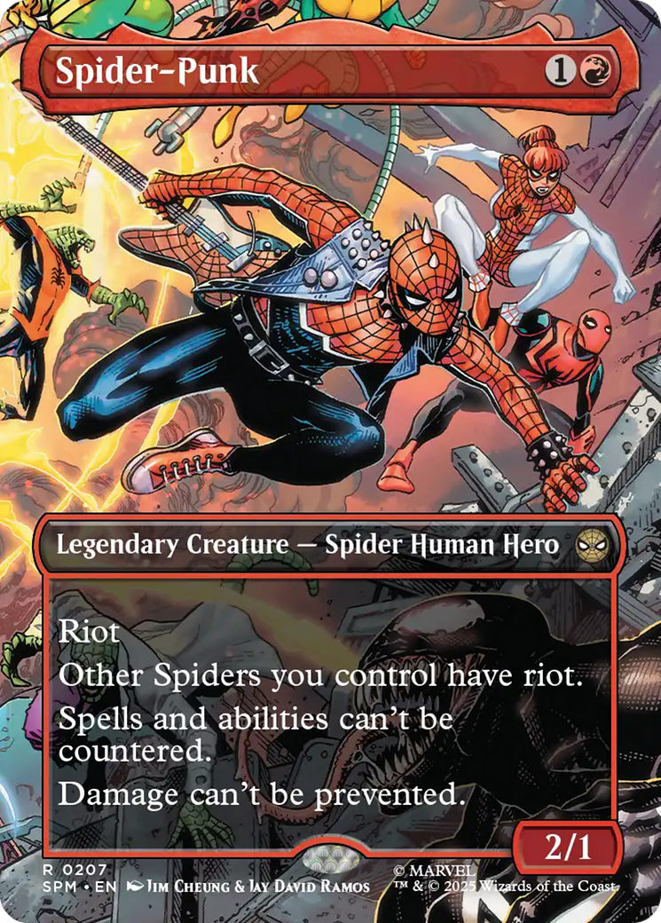 Spider-Punk (0207) (Borderless) - Foil