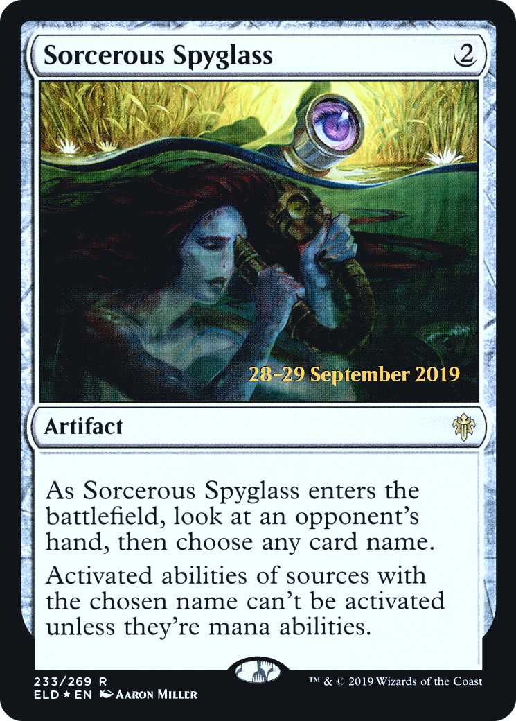 Sorcerous Spyglass (233) (Prerelease) - Foil