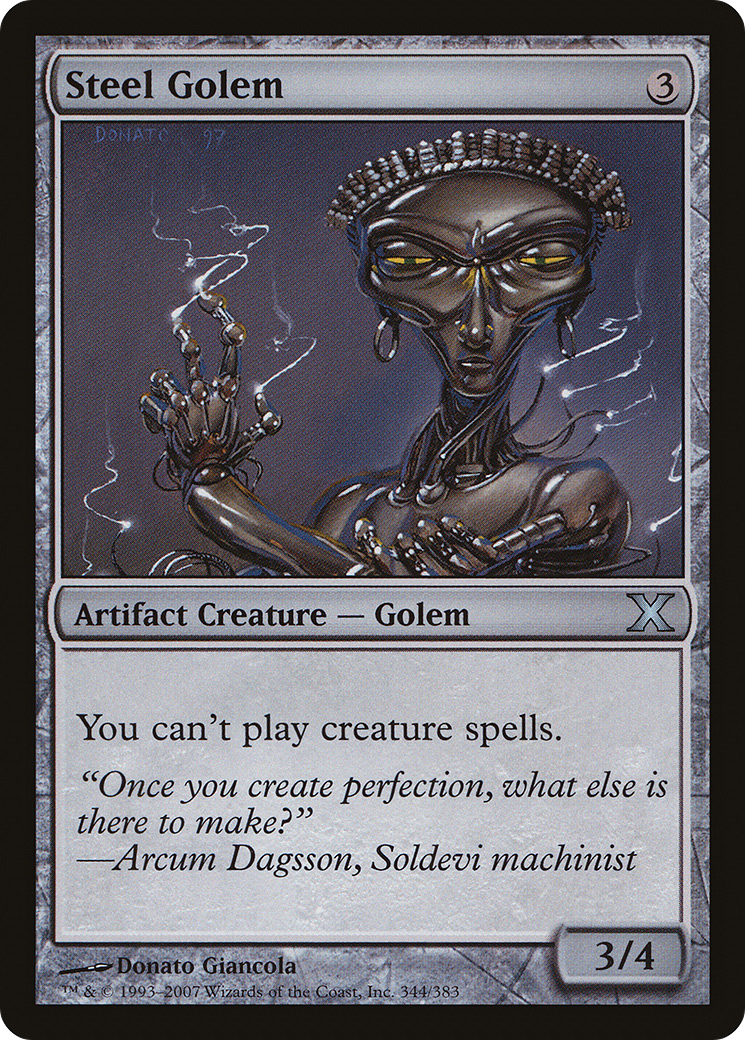 Steel Golem - Foil