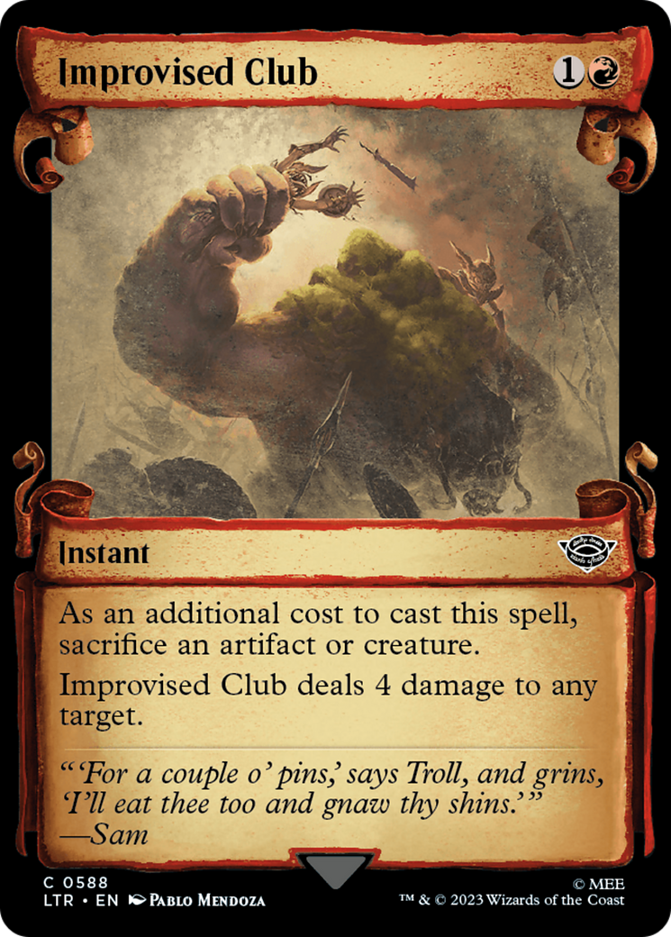 Improvised Club (0588) (Showcase) - Silver Foil