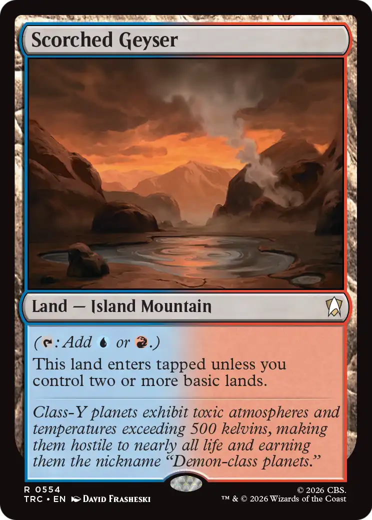 Scorched Geyser (TRC) - Surge Foil