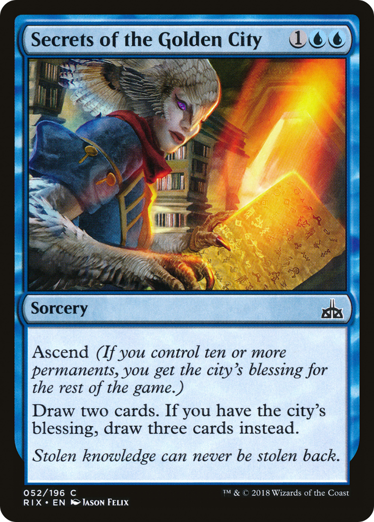 Secrets of the Golden City - Foil