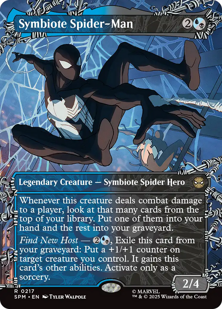 Symbiote Spider-Man (0217) (Borderless) - Foil