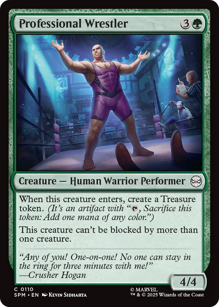 Professional Wrestler - Foil
