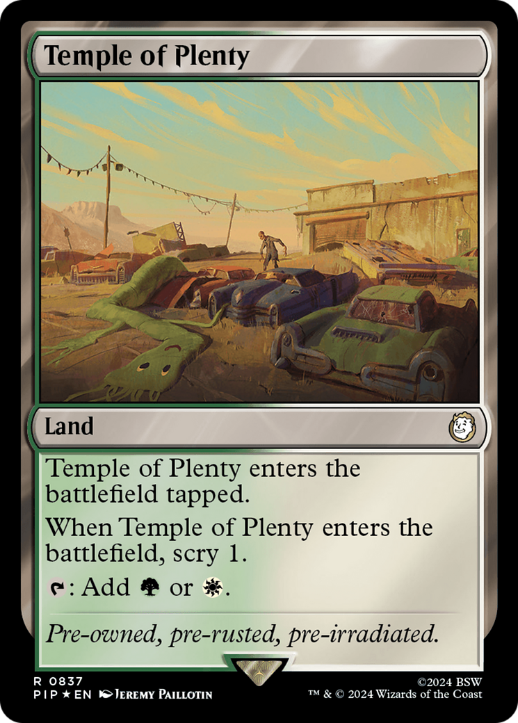 Temple of Plenty (0837) - Surge Foil