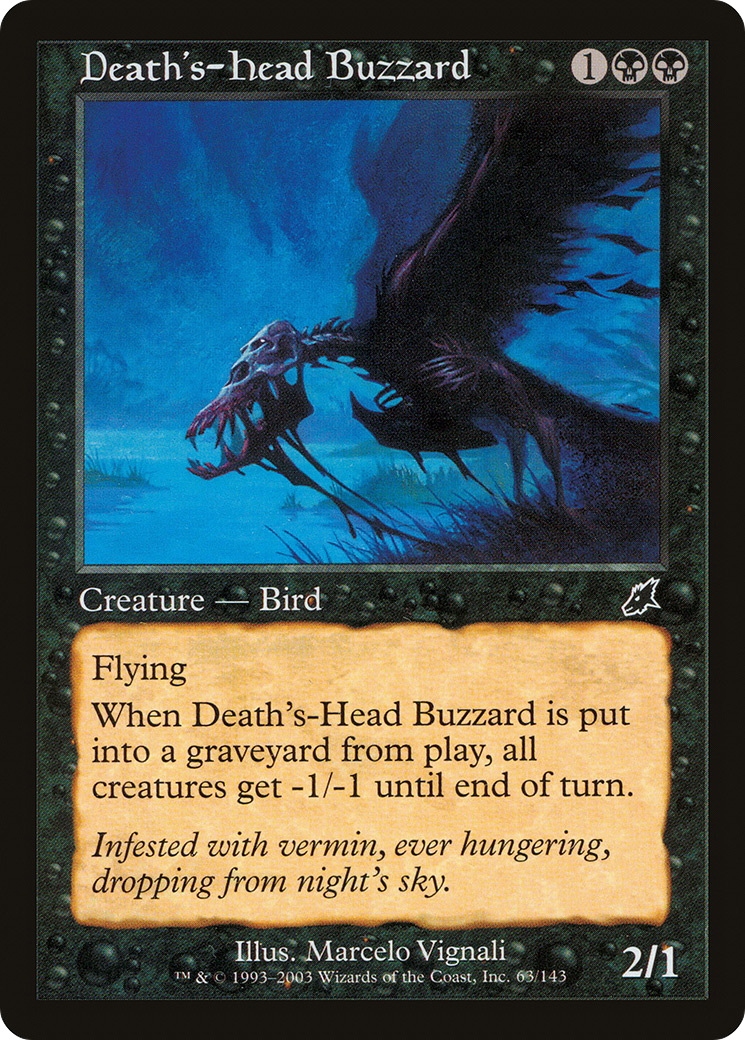 Death's-Head Buzzard - Foil