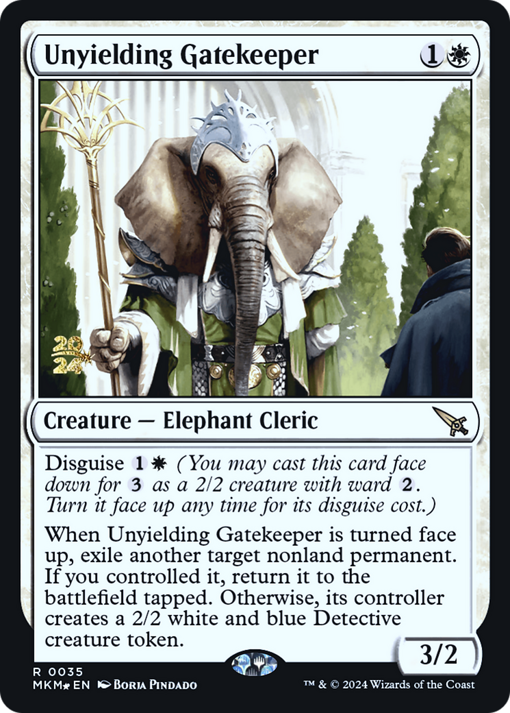 Unyielding Gatekeeper (0035) (Prerelease) - Foil