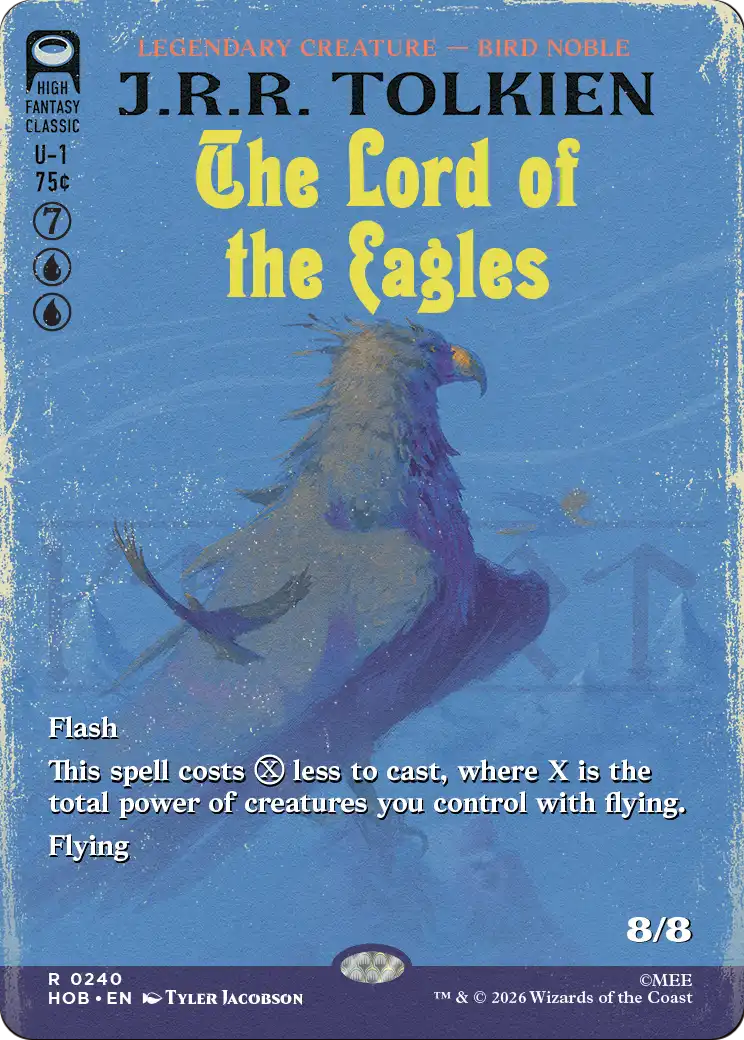 The Lord of the Eagles (0240) (Borderless) (Book Cover) (HOB)
