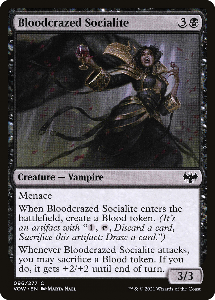 Bloodcrazed Socialite - Foil
