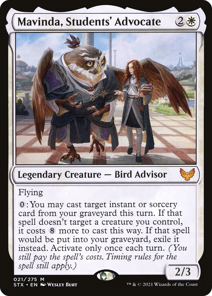 Mavinda, Students' Advocate - Foil