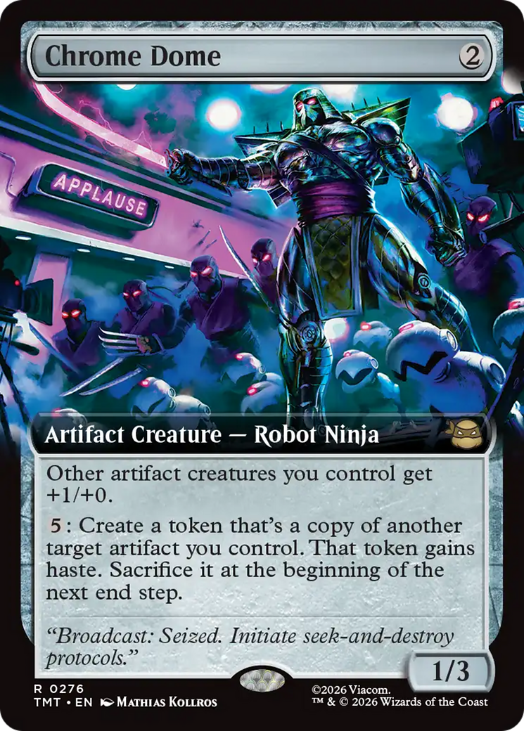 Chrome Dome (0276) (TMT) (Extended Art) - Foil