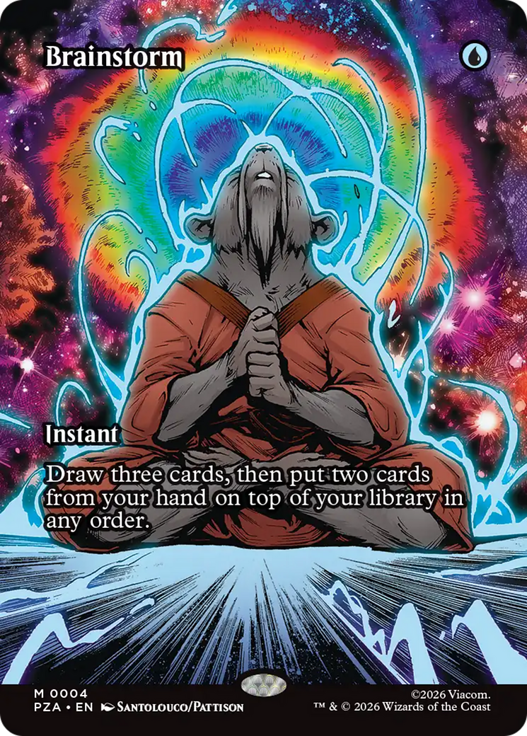Brainstorm (0004) (Borderless) (PZA) - Foil