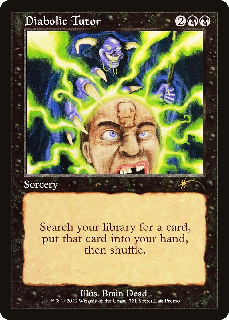 Diabolic Tutor (721) (Retro Frame)
