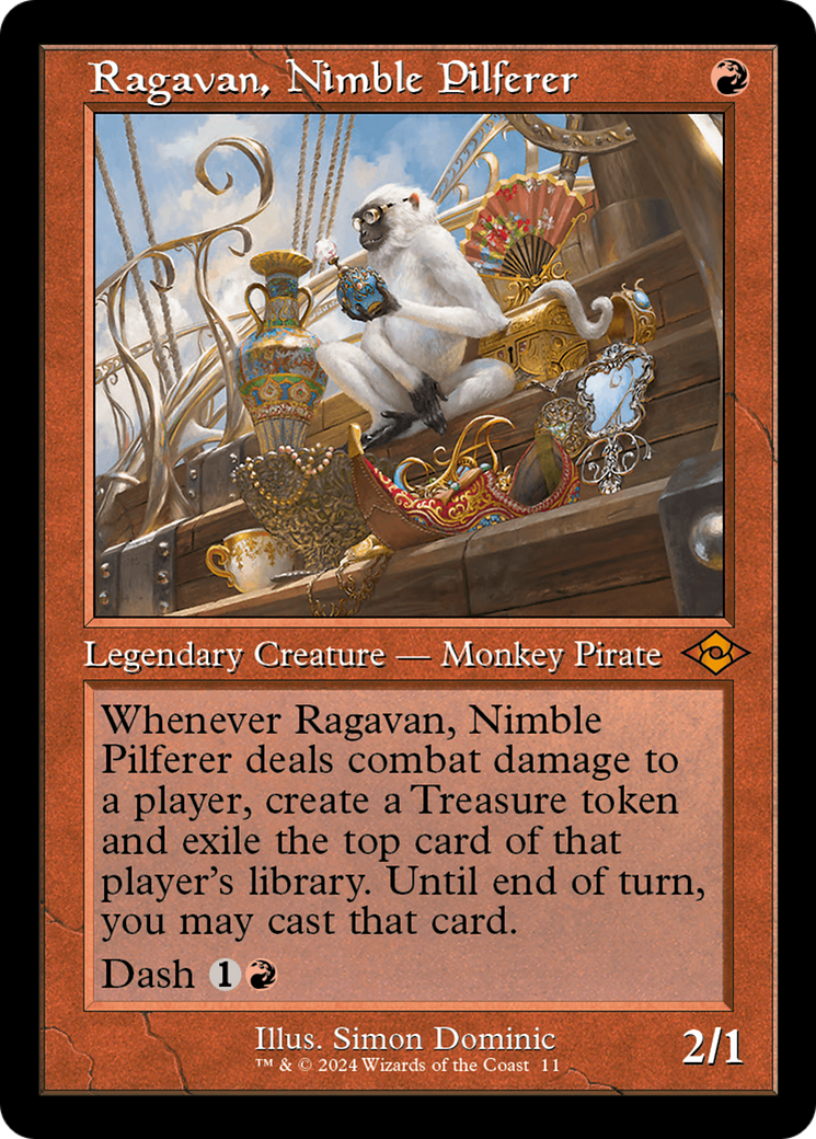 Ragavan, Nimble Pilferer (011) (Retro Frame) - Foil