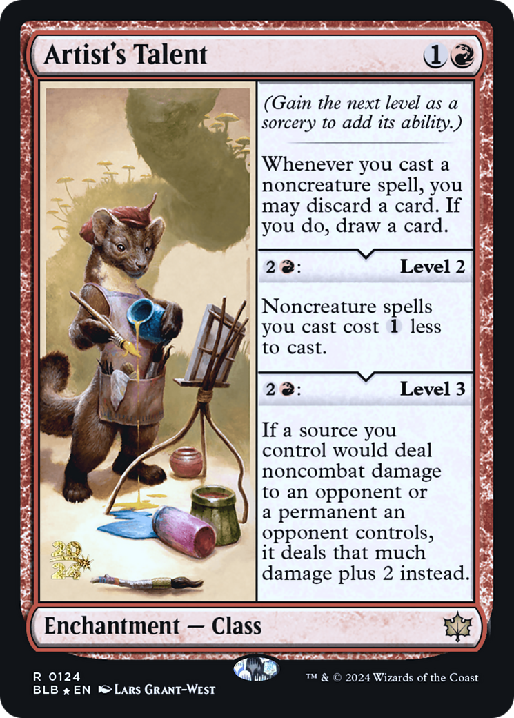 Artist's Talent (0124) (Prerelease) - Foil