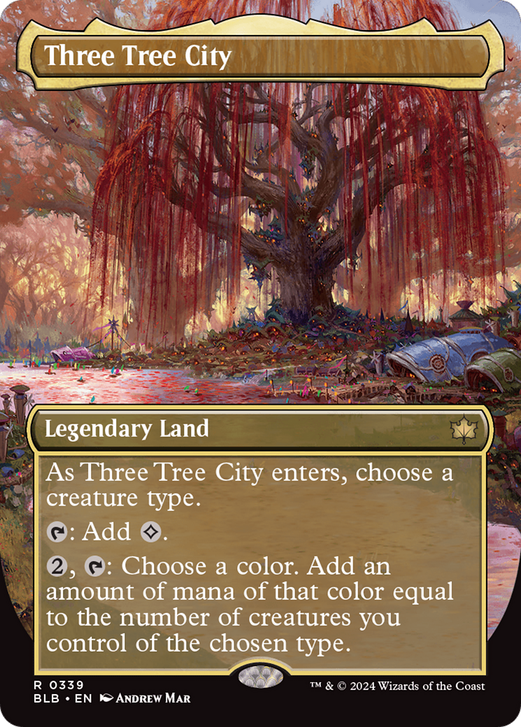 Three Tree City (0339) (Borderless) - Foil