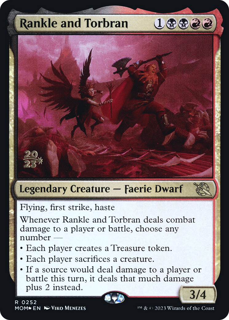 Rankle and Torbran (0252) (Prerelease) - Foil