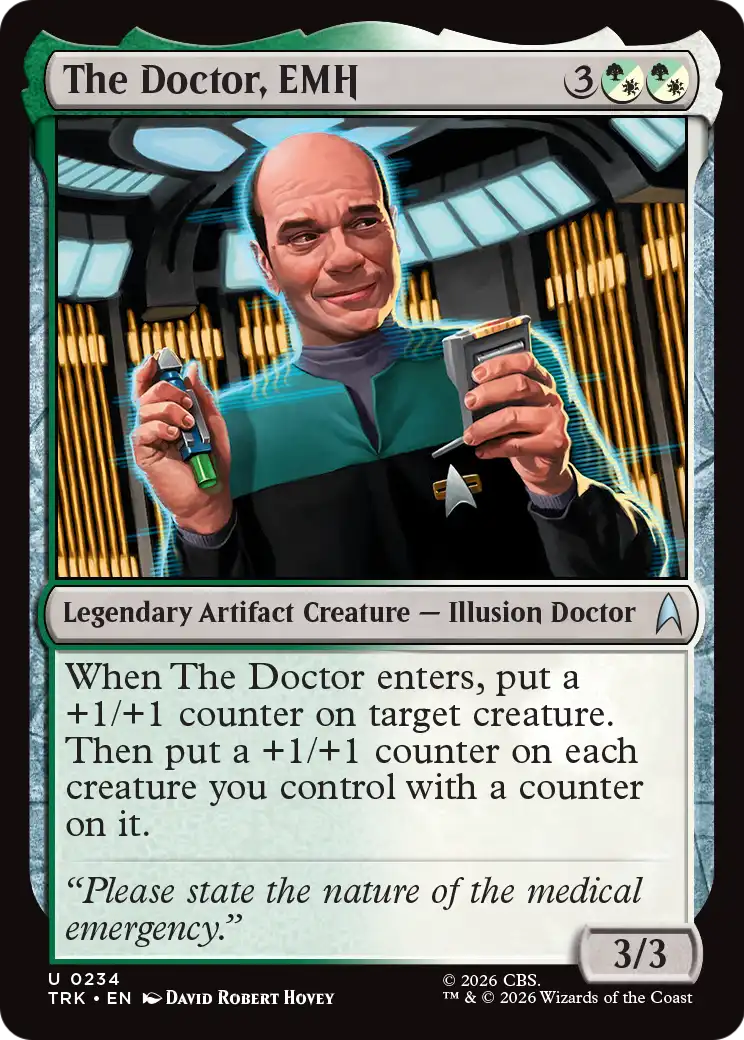 The Doctor, EMH (TRK) - Foil