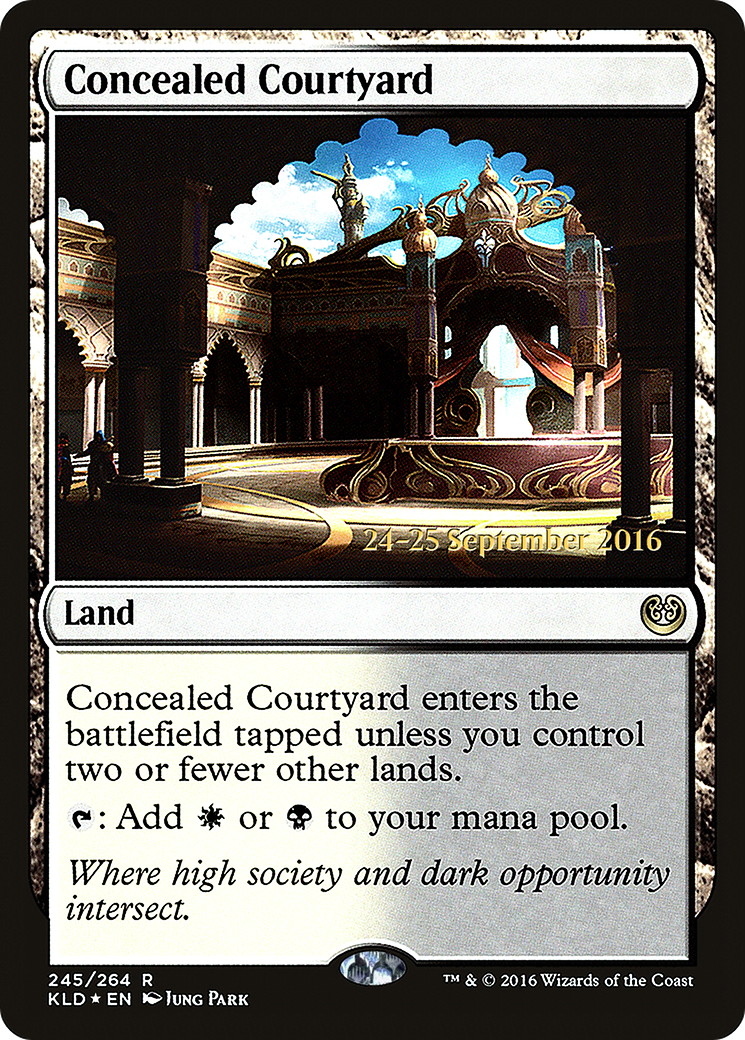 Concealed Courtyard (245) (Prerelease) - Foil
