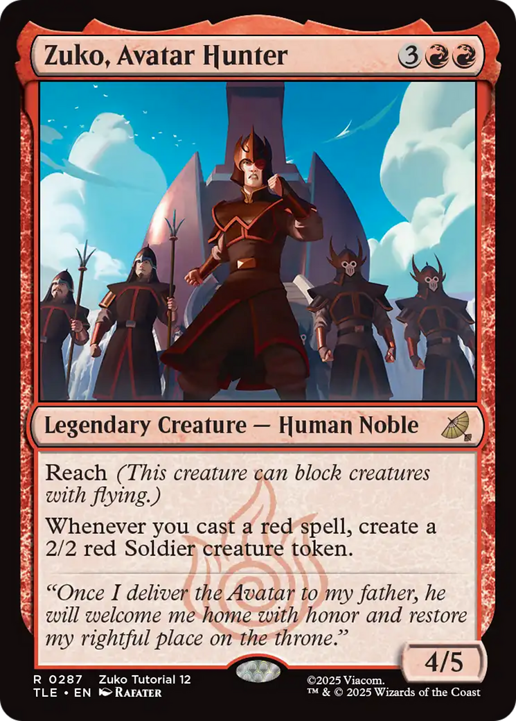 Zuko, Avatar Hunter (0287) tle