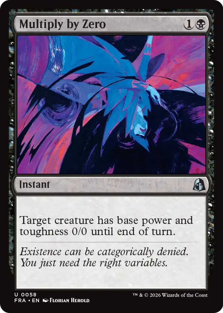 Multiply by Zero (FRA) - Foil