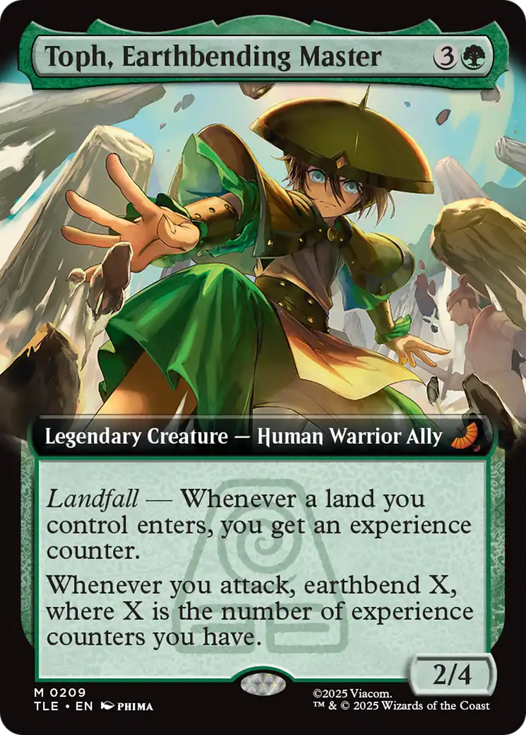 Toph, Earthbending Master (0209) (Extended Art) tle