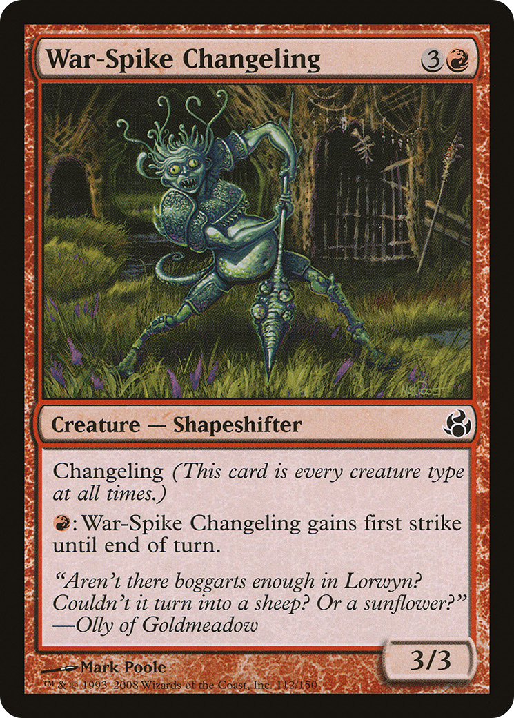 War-Spike Changeling - Foil