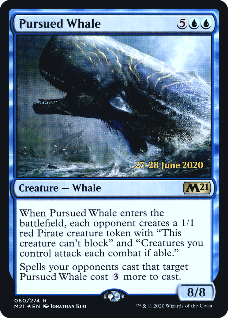 Pursued Whale (060) (Prerelease) - Foil