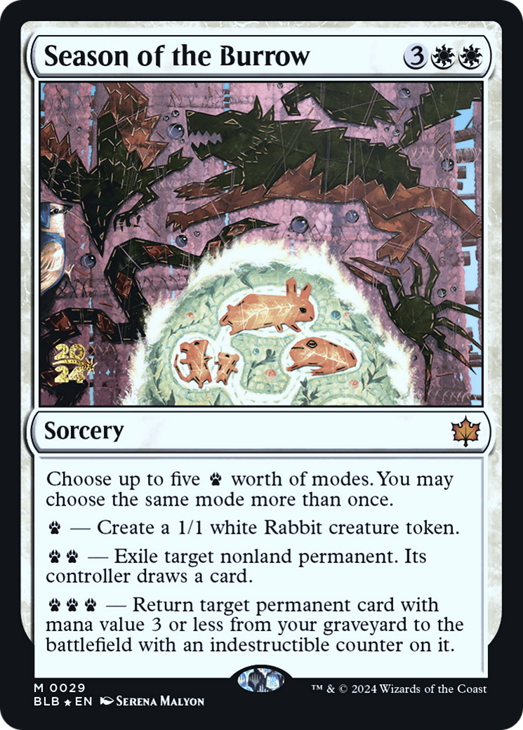 Season of the Burrow (0029) (Prerelease) - Foil
