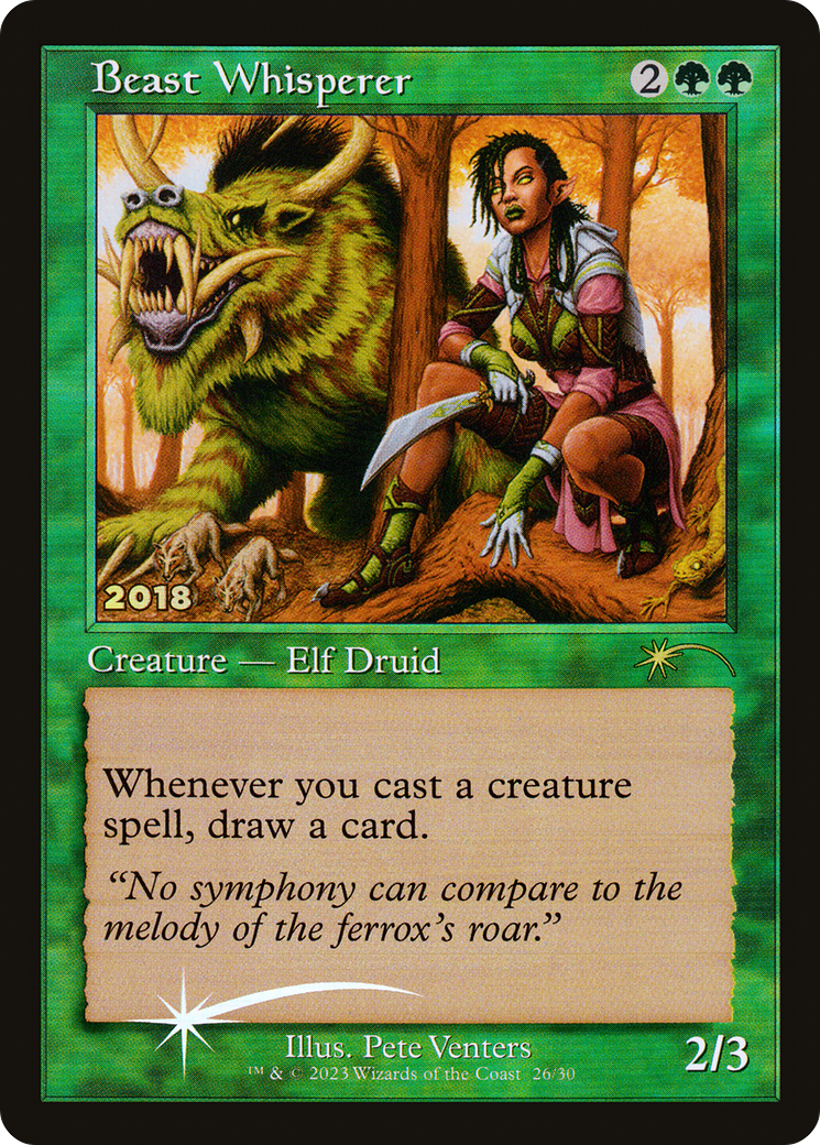 Beast Whisperer (026) (2018) (Retro Frame) - Foil