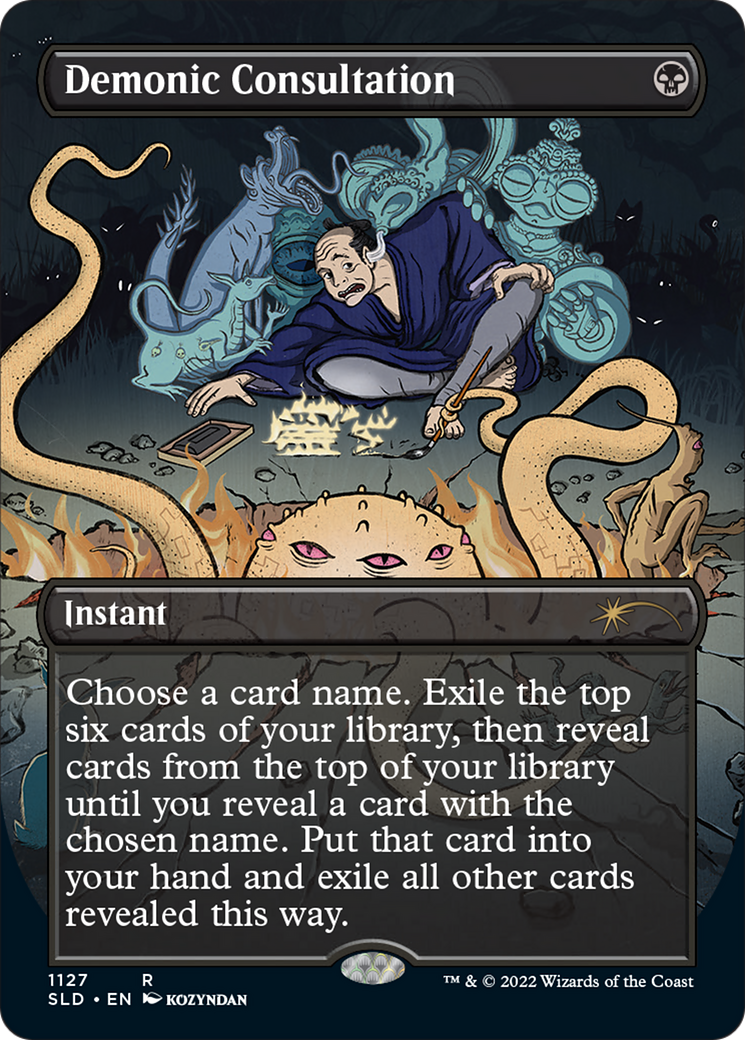 Demonic Consultation (1127) (Borderless) - Foil