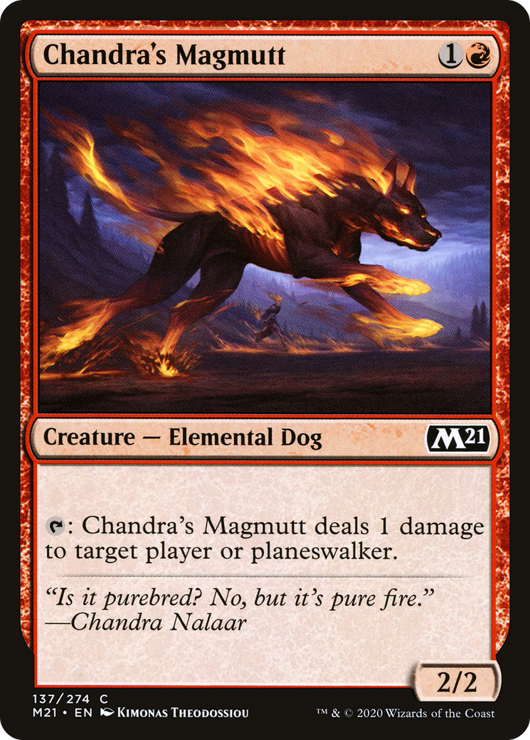 Chandra's Magmutt - Foil