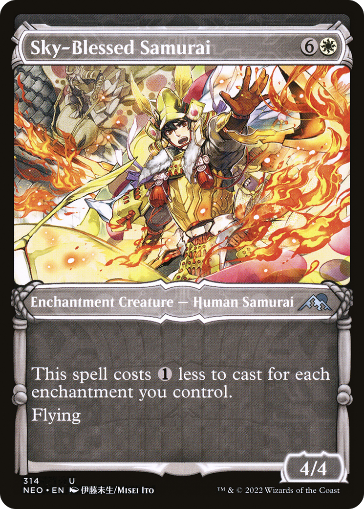 Sky-Blessed Samurai (314) (Showcase) - Foil