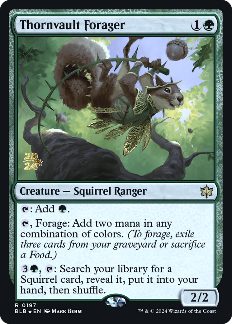 Thornvault Forager (0197) (Prerelease) - Foil