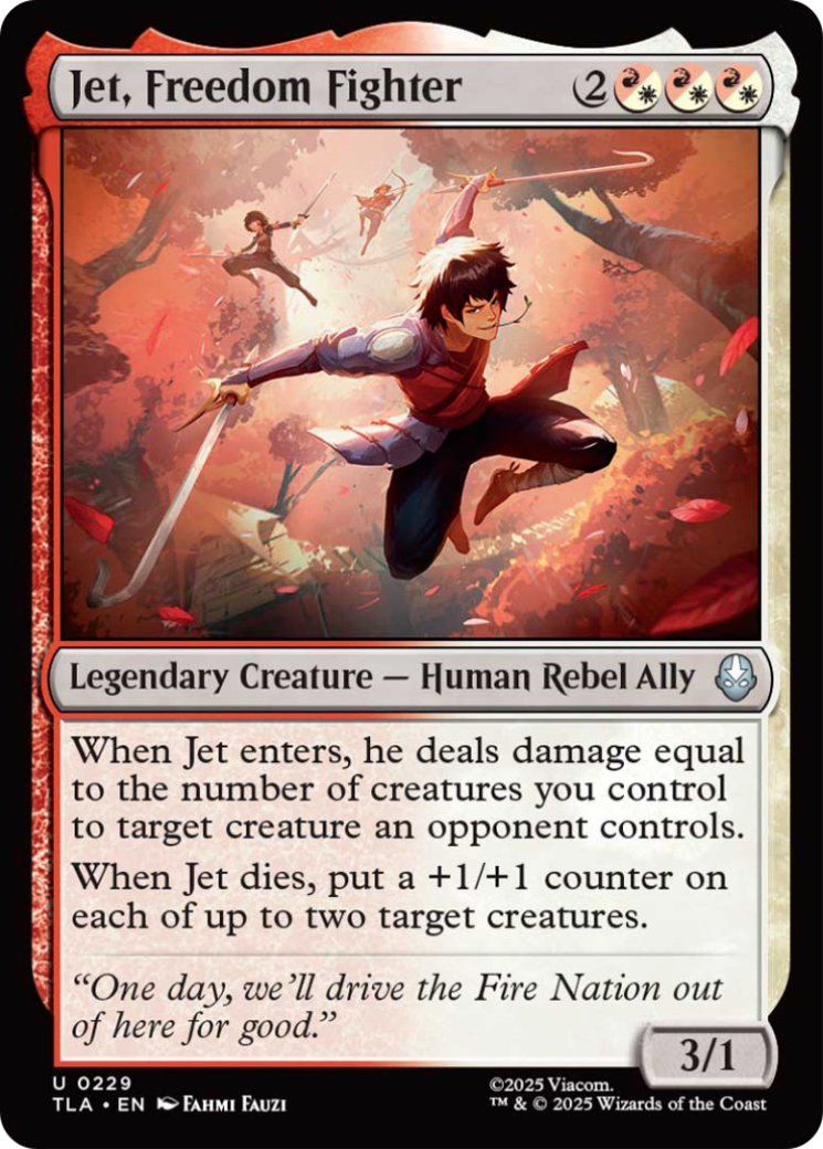 Jet, Freedom Fighter - Foil tla
