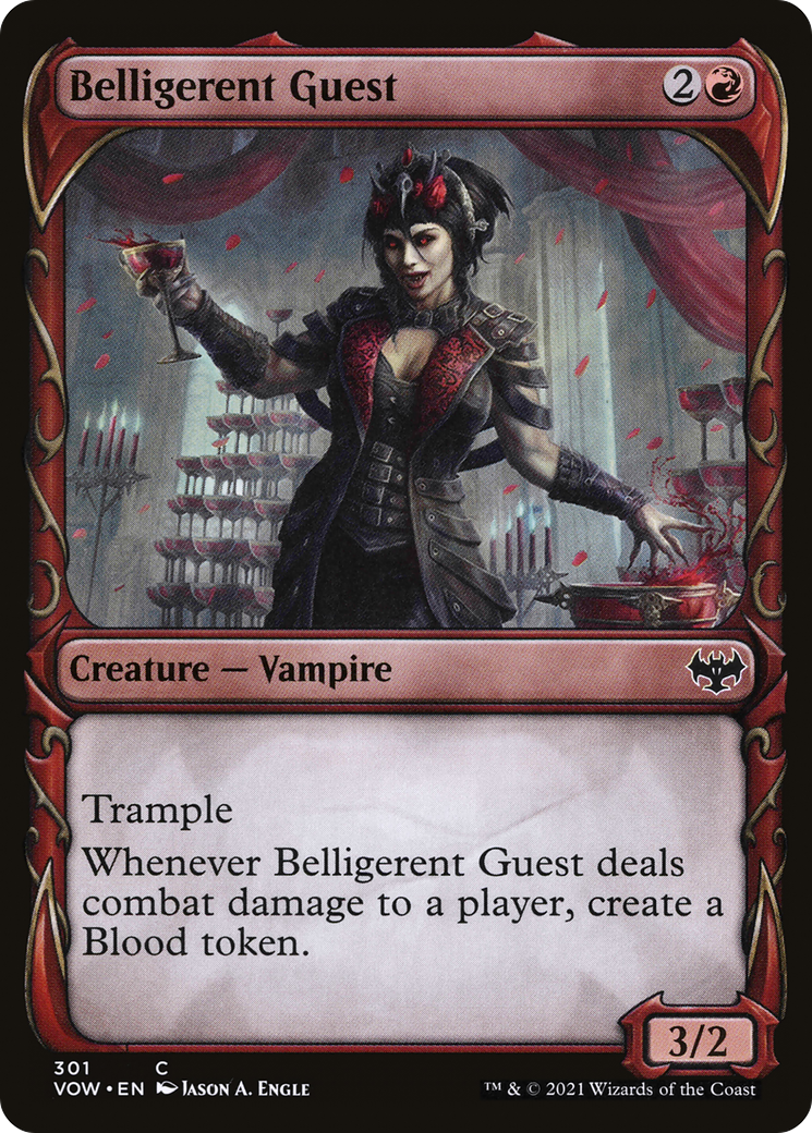 Belligerent Guest (301) (Showcase) - Foil