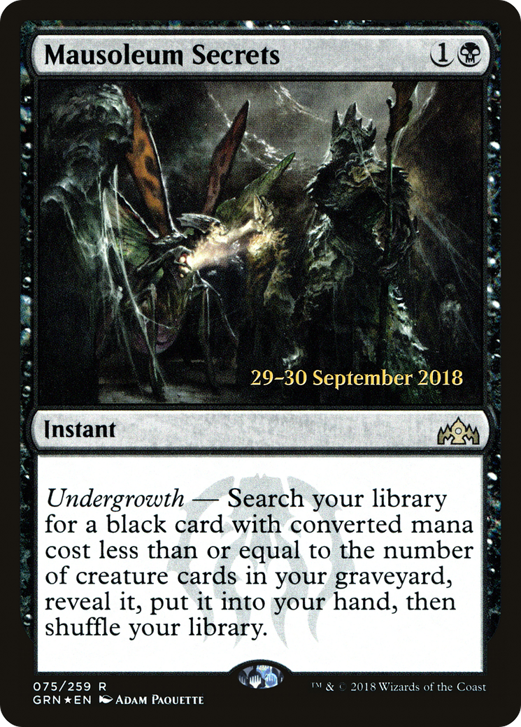 Mausoleum Secrets (075) (Prerelease) - Foil