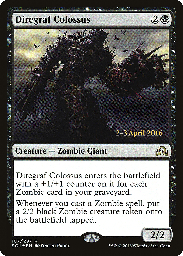 Diregraf Colossus (107) (Prerelease) - Foil